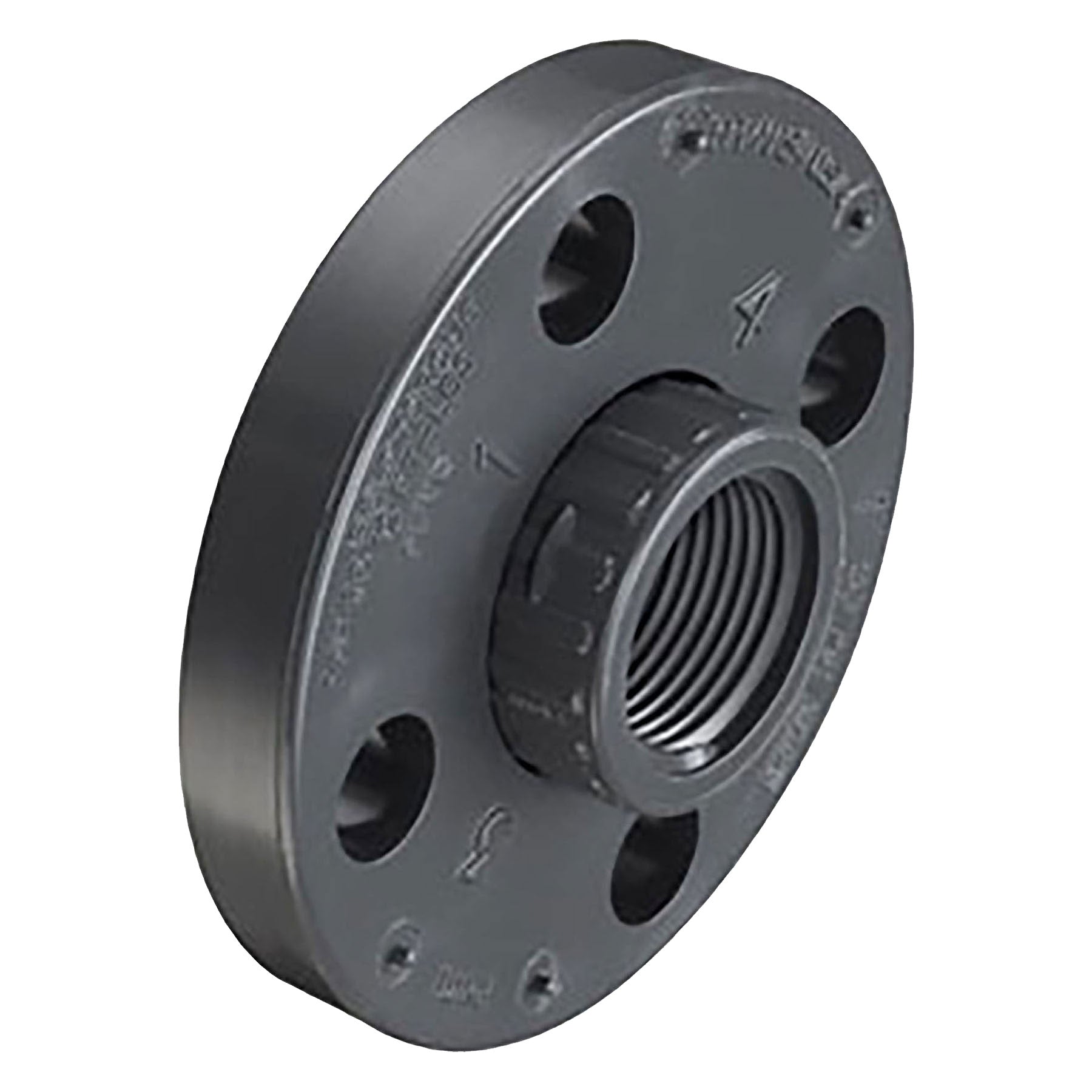 PVC Schedule 80, Vanstone Flange, Threaded, 1/2 in. to 4 in. Sizes