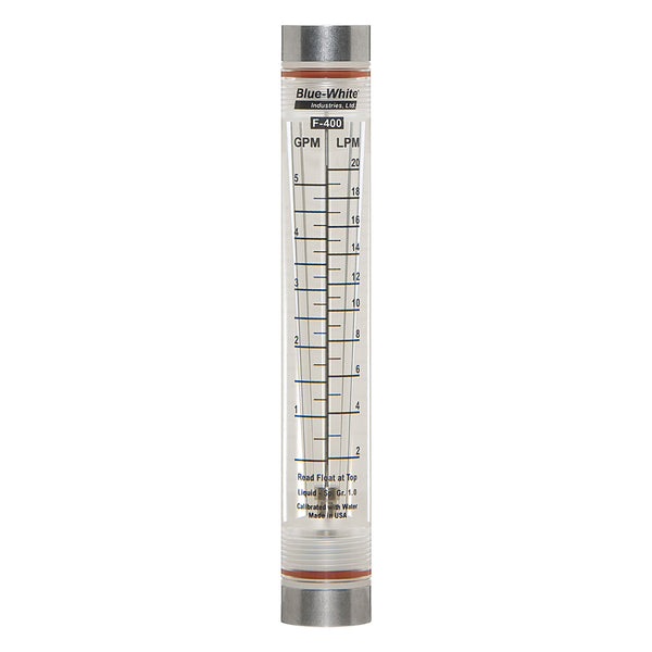 Blue-White 5106 F-400 Acrylic Flow Meters