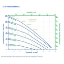 FTI Air Model FT20 Aluminum 2 in. Metallic Diaphragm Pump