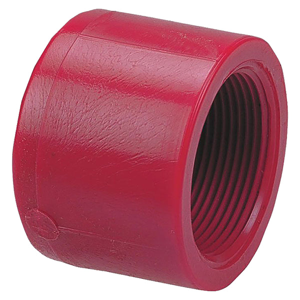 Nibco Red PVDF Schedule 80 Cap Threaded 1/2 in. to 2 in. Sizes