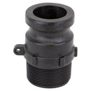 Polypropylene, Type F, Male Adapter x MPT, 1/2 in. to 4 in. Sizes