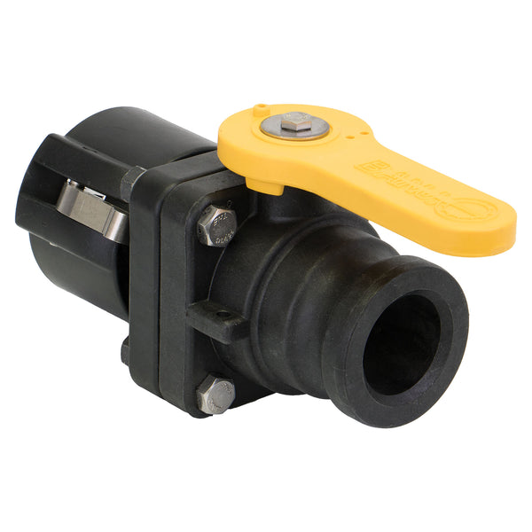 2 in. PP Ball Valve with F Adapters