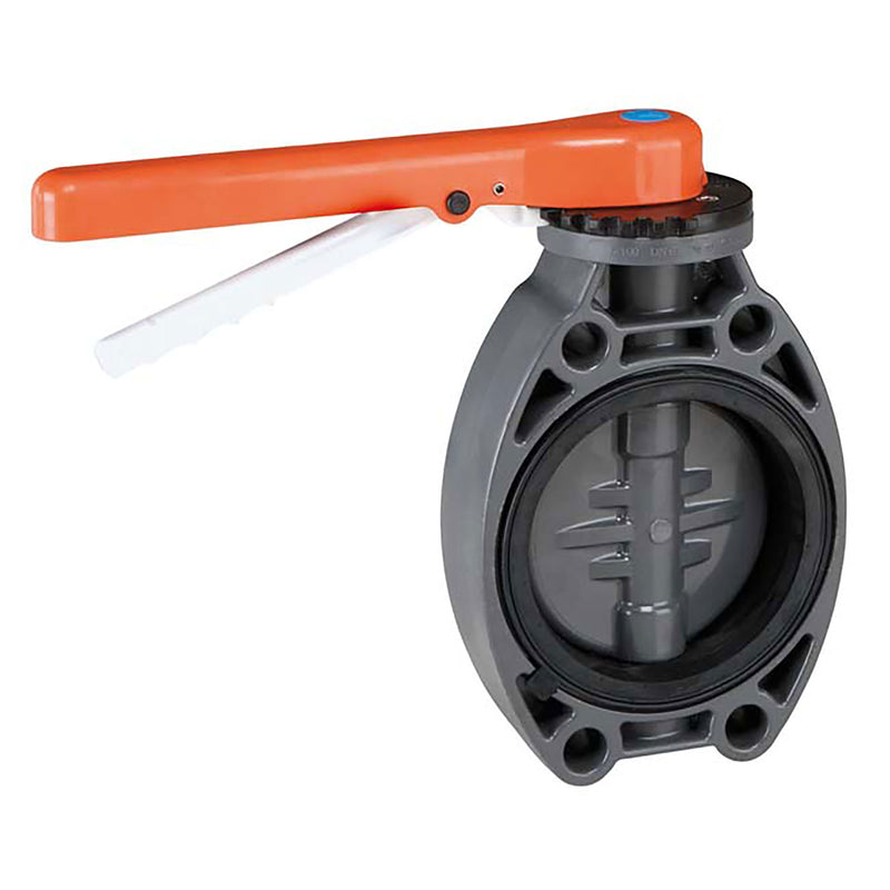 Cepex 2-1/2 in. VFA PVC/EPDM Lever Handle Butterfly Valve