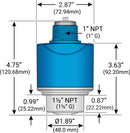 EchoBeam LR80 Liquid & Solids Level Sensor Transmitter