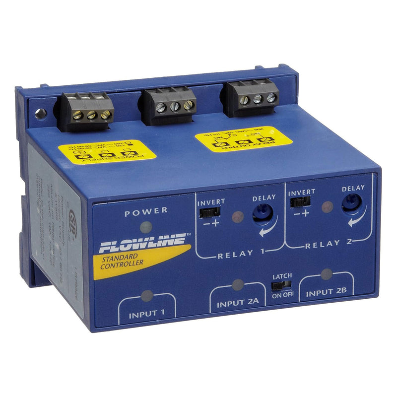 Flowline LC42-1001: General purpose, 2 relays (1 latching), 3 sensors