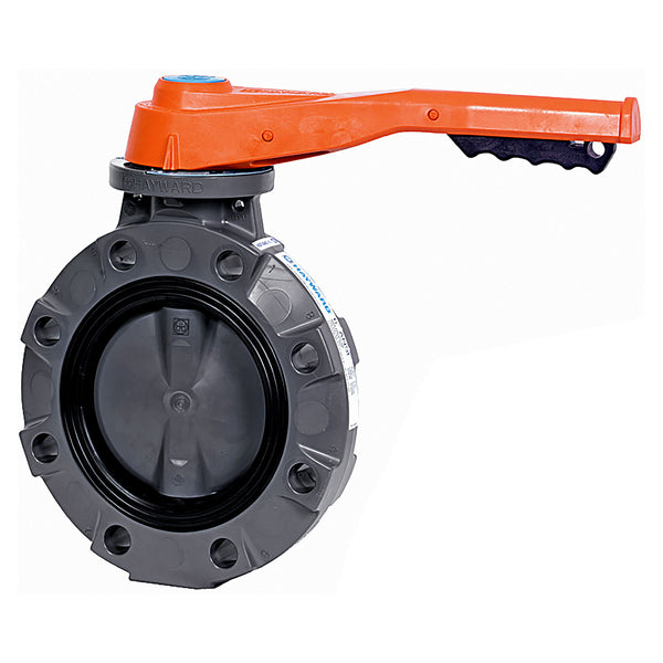 Hayward BY140800EL 8 Inch PVC/EPDM Liner/PP Disc Butterfly Valve