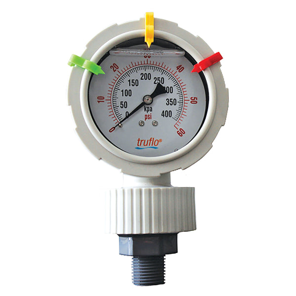 BAG Series 3 Inch Plastic Pressure Gauge and Isolator