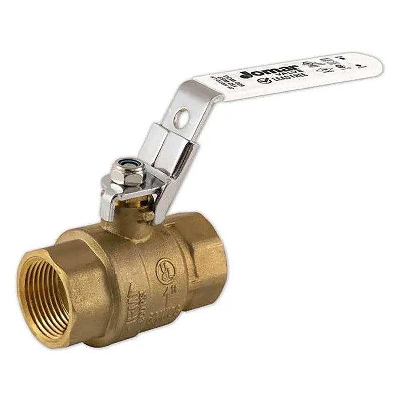 Jomar Brass Full Port Threaded Ball Valve