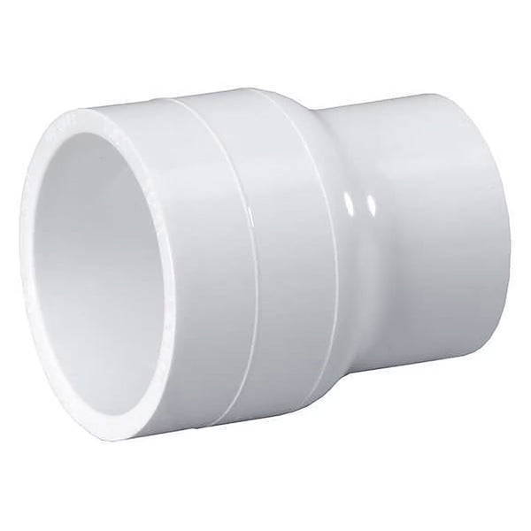 PVC Schedule 40, White, Reducer Coupling, Socket, 1/2 in. to 10 in. Sizes