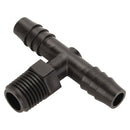 MPT x Hose Barb Male Branch Tee, 3/8 in. x 1/2 in.