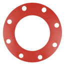 Full Faced EPDM, Neoprene, Viton, SBR Red Rubber Gaskets for 150