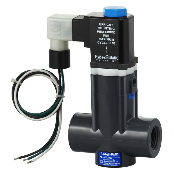 Plast-O-Matic Series EASMT PTFE Bellows Solenoid Valve