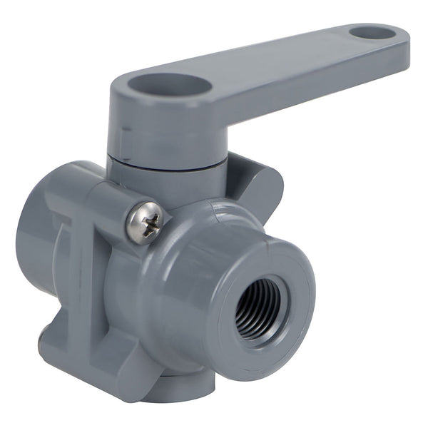 SMC PVC 350 Series Three-Way Ball Valve