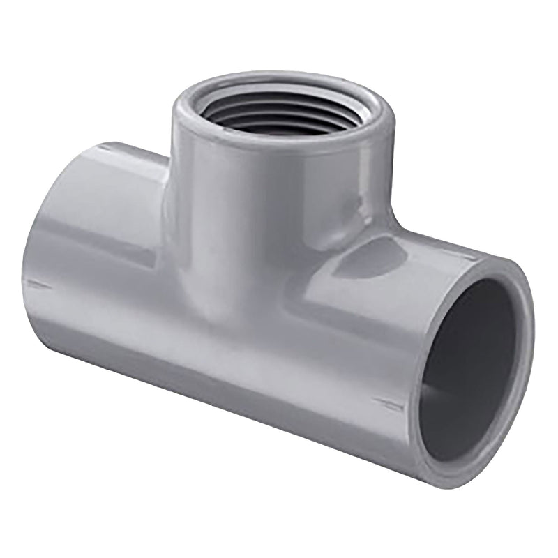 Spears CPVC Schedule 80 Tee Socket x Threaded 1/2 in. to 2 in. Sizes