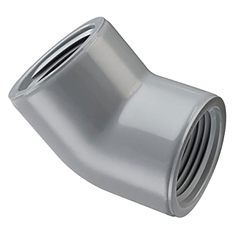 Spears CPVC Schedule 80 45 Degree Elbow Threaded 1/4 in. to 4 in. Sizes