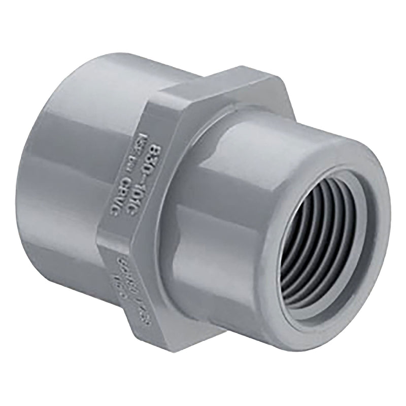 Spears CPVC Schedule 80 Reducing Coupling Threaded 1/2 in. to 2-1/2 in. Sizes