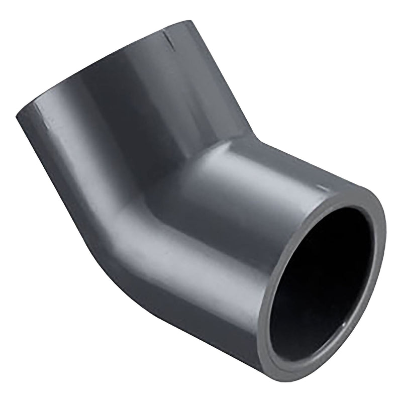 Spears PVC Schedule 80 45 Degree Elbow Socket 1/4 in. to 12 in. Sizes