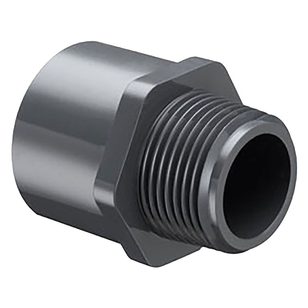 Spears PVC Schedule 80 Male Adapter Socket x MPT 1/2 in. to 6 in. Sizes