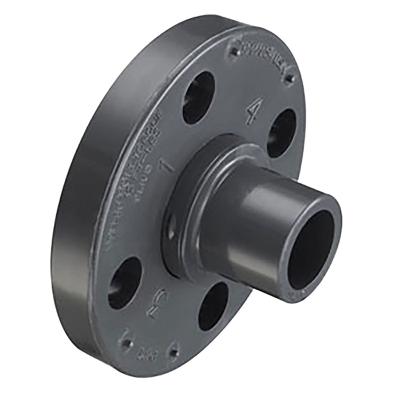 Spears PVC Schedule 80 Vanstone Flange Spigot 1/2 in. to 12 in. Sizes