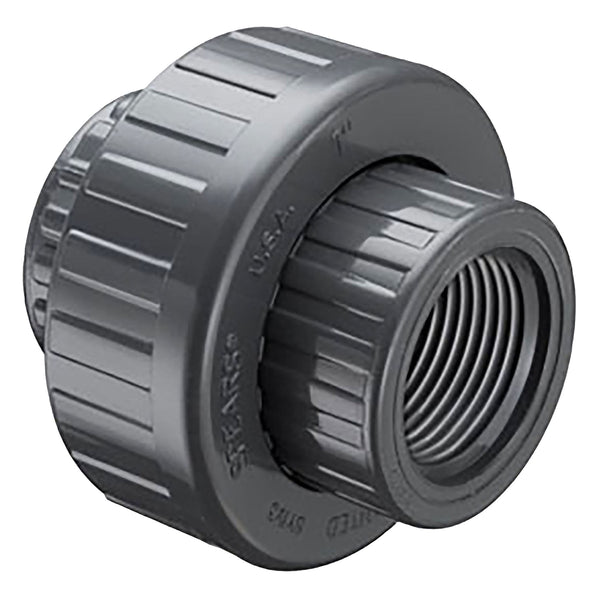 Spears PVC Schedule 80 Union Threaded 1/4 in. to 4 in. Sizes