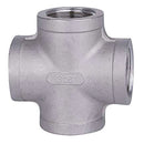 316 Stainless Steel, Cross, Threaded, 1/4 in. to 2 in. Sizes