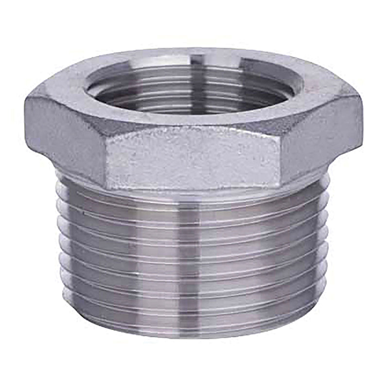 304 & 316 Stainless Steel, Reducing Bushing, Threaded, 1/8 in. to 3 in. Sizes
