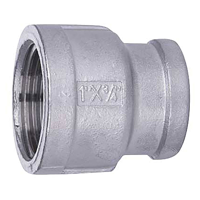 304 & 316 Stainless Steel, Reducing Coupling, Threaded, 1/8 in. to 1-1/2 in. Sizes