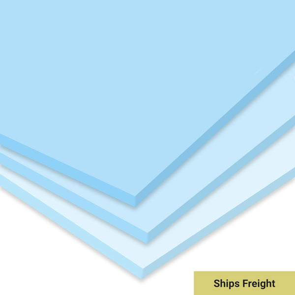 Vycom Clear PVC Sheets 1/8 to 1/2 in. Thickness 4 ft. Width 4 ft. or 8 ft. Length