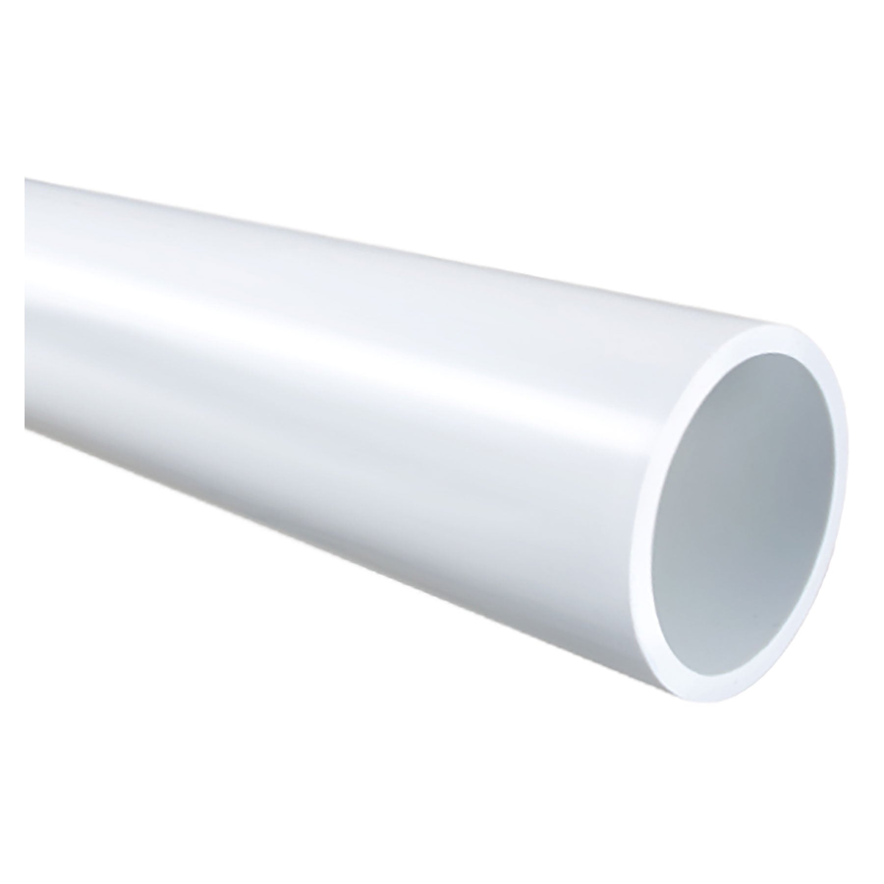 PVC Schedule 40, Pipe, White, 20 ft. Lengths