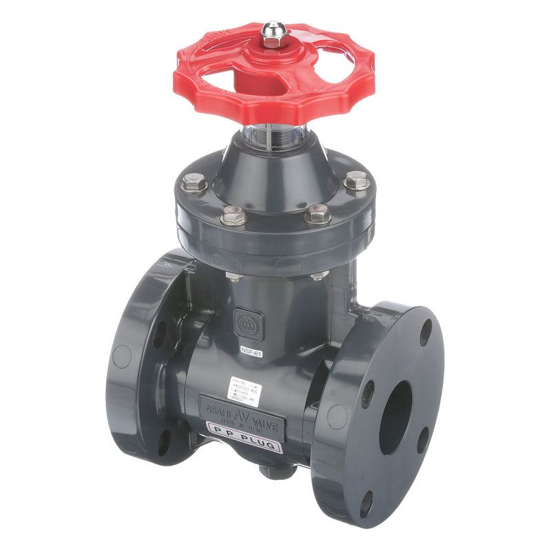 Asahi 1242-015 PVC Flanged Gate Valve 1-1/2 to 14 in.