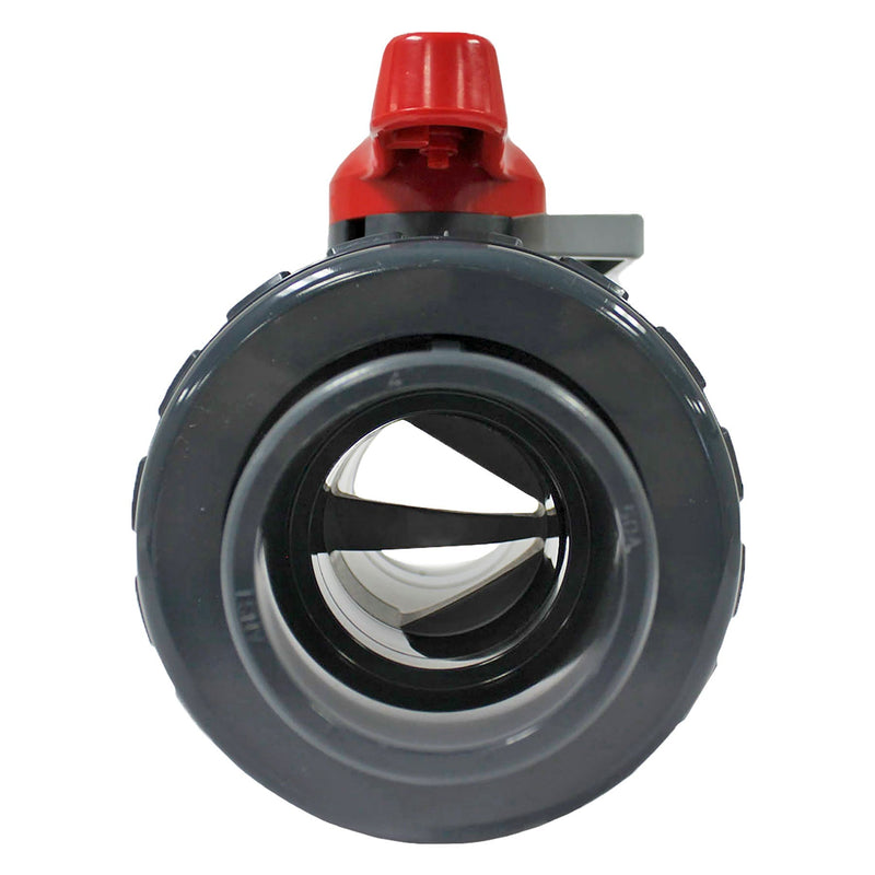 Asahi PVC Type-21 SST Flow Control Ball Valve 1/2 to 2 in.