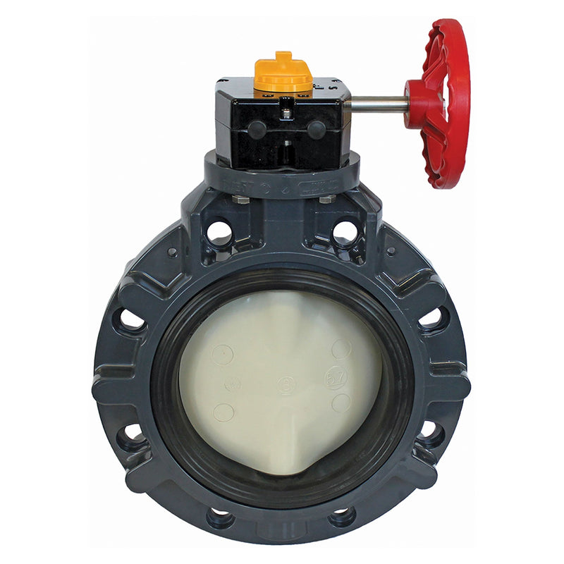 Asahi PVDF Type-57 Butterfly Valve Wafer Style 1/2 to 16 in.