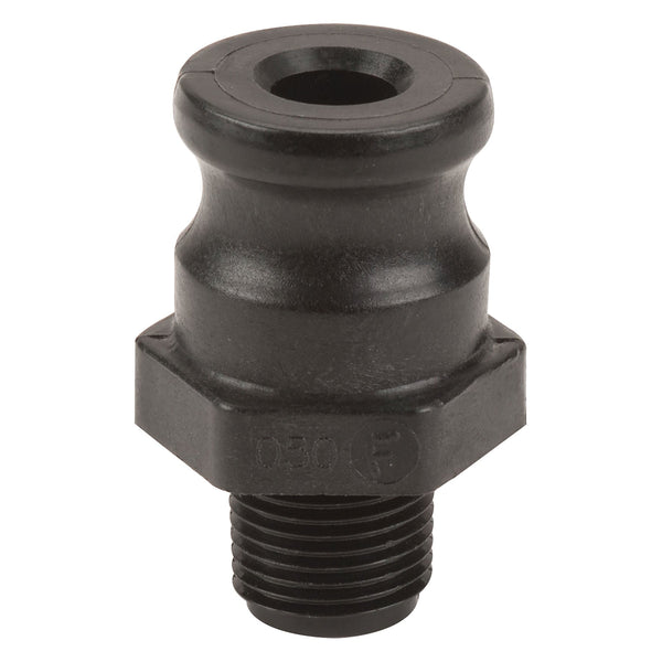 Banjo 050F Polypropylene Type F Male Adapter x MPT 1/2 in. to 4 in. Sizes
