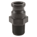 Banjo 100F Polypropylene Type F Male Adapter x MPT 1/2 in. to 4 in. Sizes