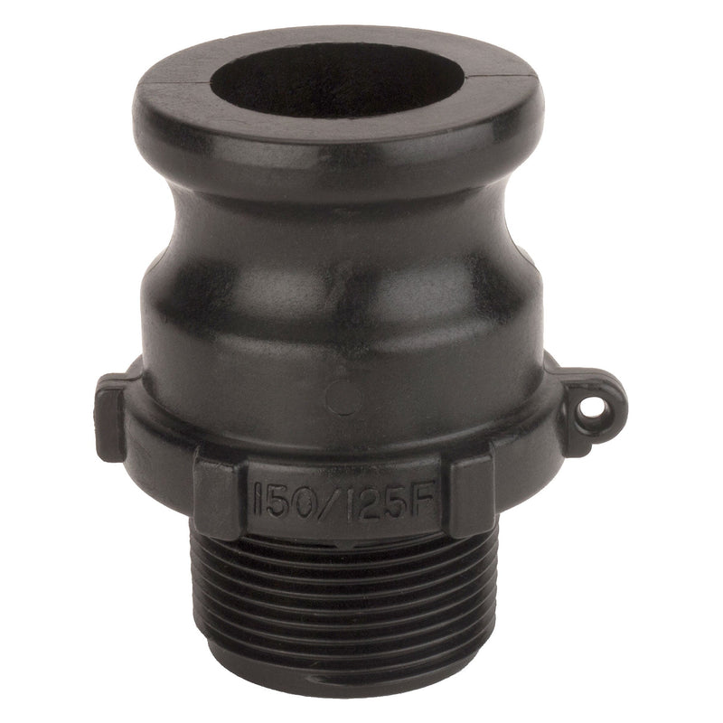 Banjo 150125F Polypropylene Type F Male Adapter x MPT 1/2 in. to 4 in. Sizes