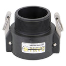 Banjo 150B Polypropylene Type B Female Coupler x MPT 1/2 in. to 4 in. Sizes