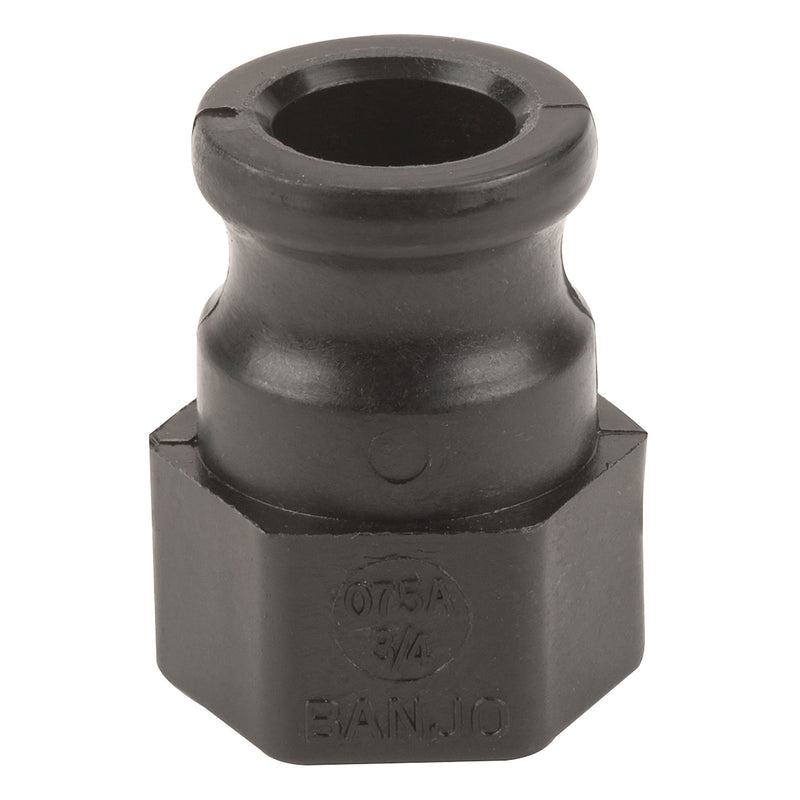 Banjo 400A Polypropylene Type A Male Adapter x FPT 1/4 in. to 4 in. Sizes