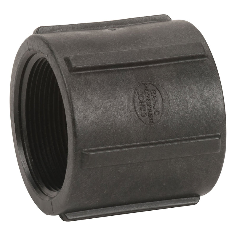 Banjo CPLG200 Polypropylene Coupling FPT 1/4 in. to 3 in. Sizes