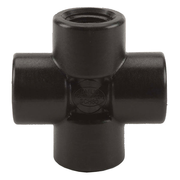 Banjo CR038 Polypropylene Cross FPT 3/8 in. to 2 in. Sizes