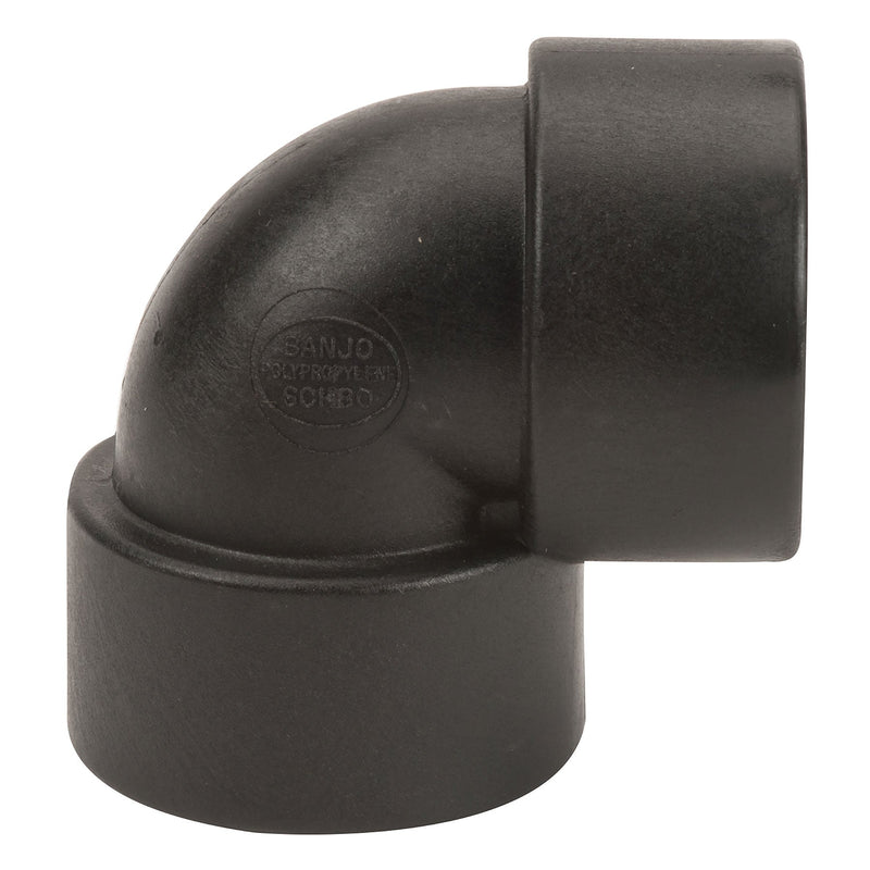 Banjo EL150-90 Polypropylene 90 Degree Elbow FPT 1/4 in. to 3 in. Sizes