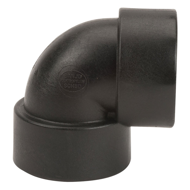 Banjo EL200-90 Polypropylene 90 Degree Elbow FPT 1/4 in. to 3 in. Sizes