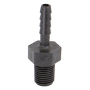 Banjo HB025 Polypropylene Straight Hose Barb MPT X HB 1/4 in. to 4 in. Sizes