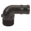Banjo HB050/075-90 90 Degree Polypropylene Hose Barb Fitting 1/4 in. to 3 in. Sizes
