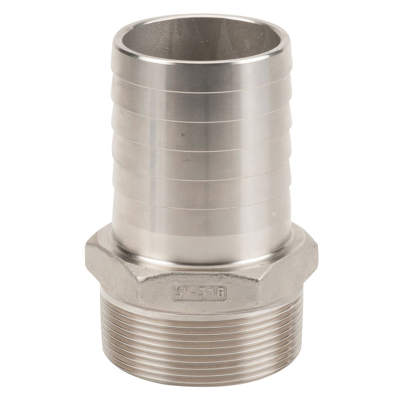 Banjo HB300SS 316 Stainless Steel Hose Barb Fitting 1/4 in. to 3 in. Sizes