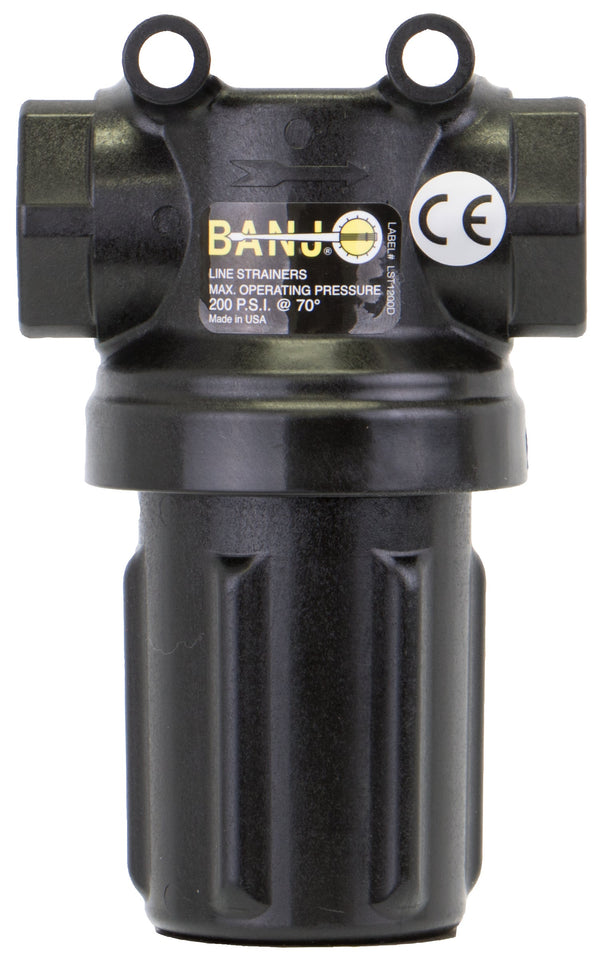 Banjo LSTM050-30 Mini T Strainer Black Bowl 1/2 in. to 3/4 in. Size 30 to 80 Mesh