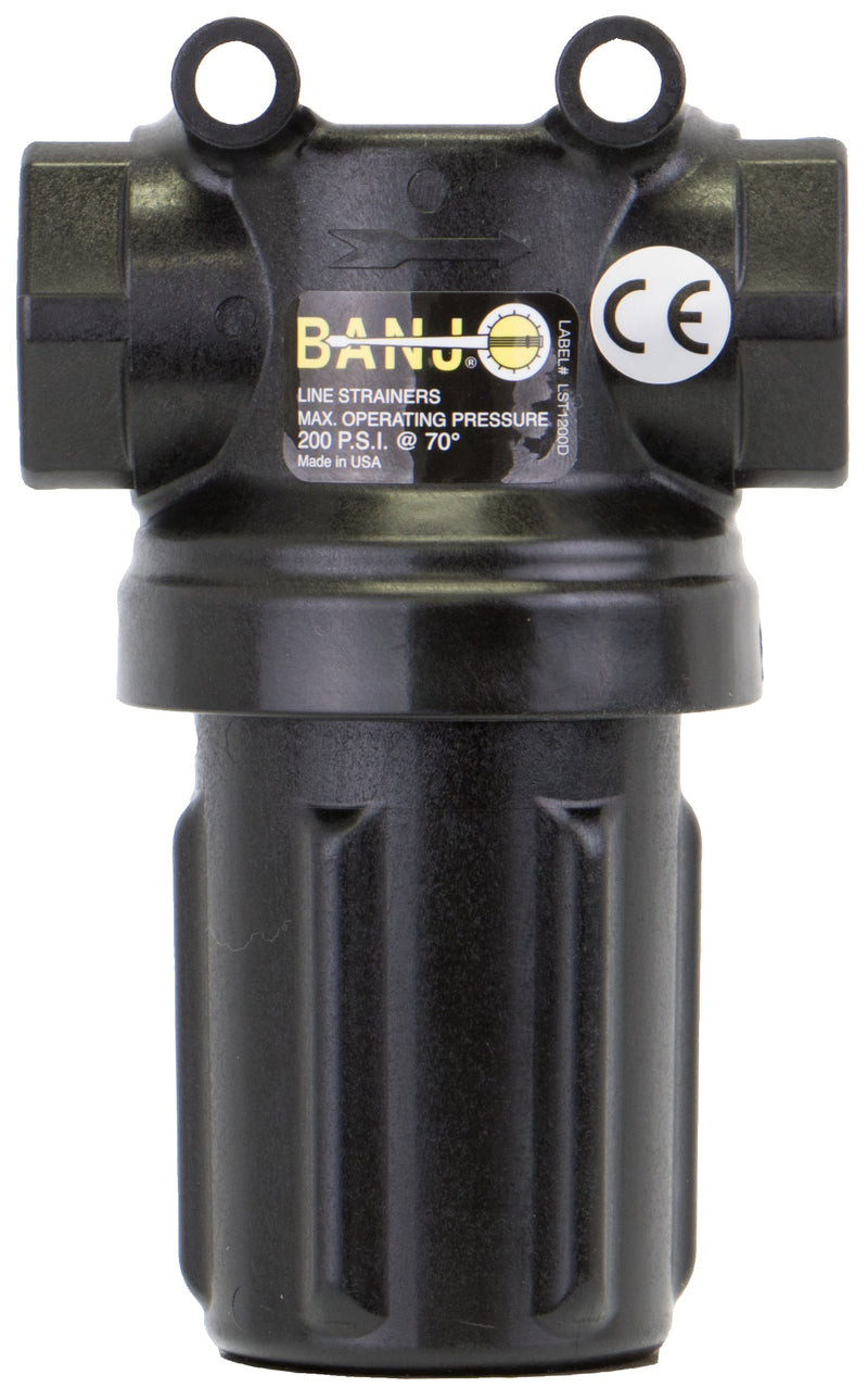 Banjo LSTM050-50 Mini T Strainer Black Bowl 1/2 in. to 3/4 in. Size 30 to 80 Mesh