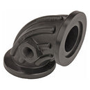 Banjo M100SWPG90 1 in. Flange X Flange Sweep with 1/4 in. Gauge Port