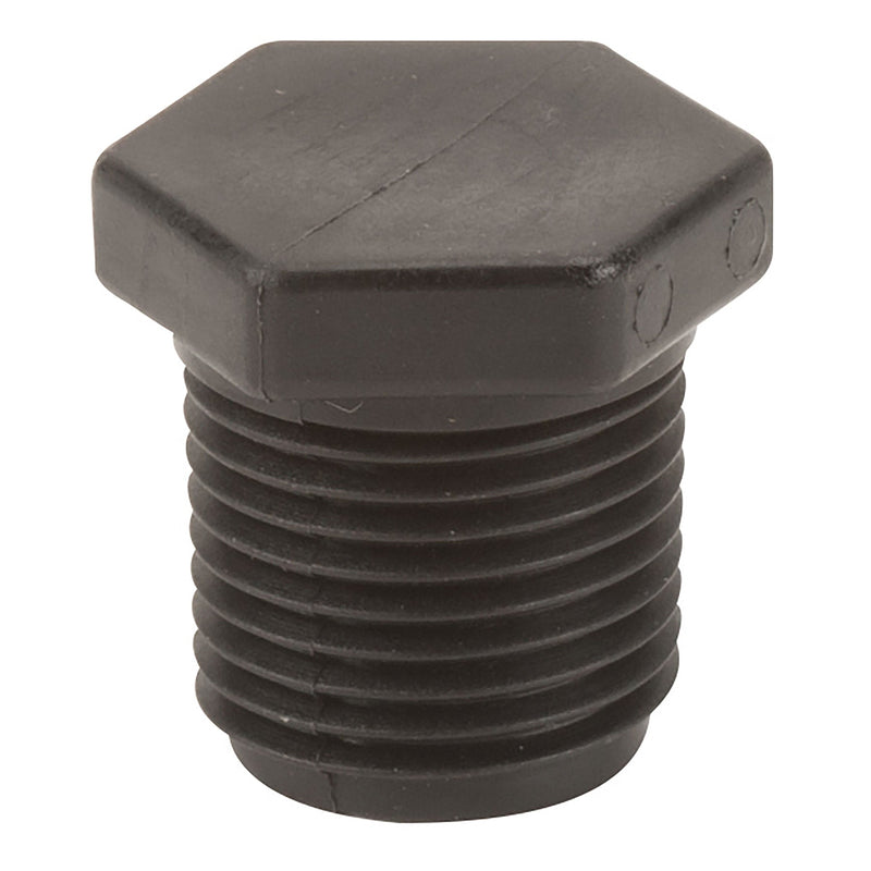 Polypropylene, Plug, MPT, 1/4 in. to 3 in. Sizes