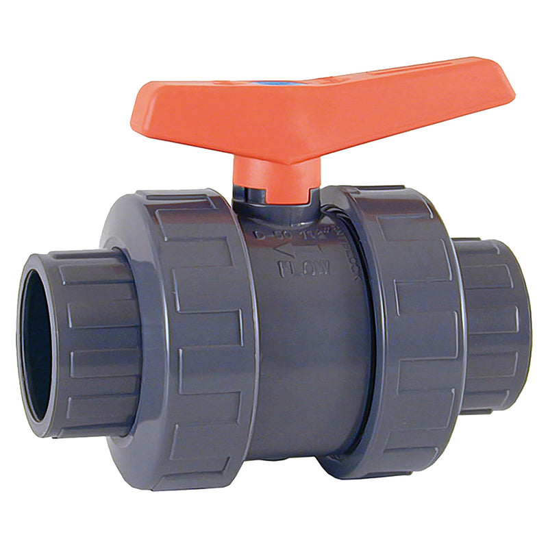 Cepex Ball Valve 1/2 to 4 in. Sizes Threaded or Socket EPDM or FPM PVC or CPVC