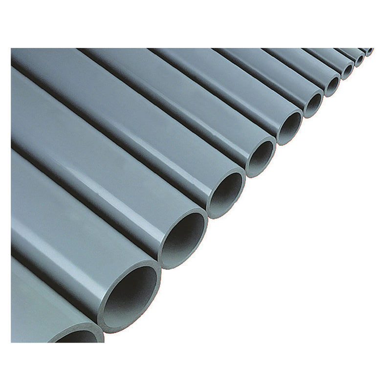 Georg Fischer CPVC Schedule 80 Pipe Gray 20 ft. Lengths